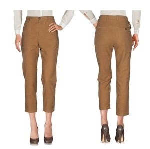 Golden Goose Cropped Pants Khaki Size Small